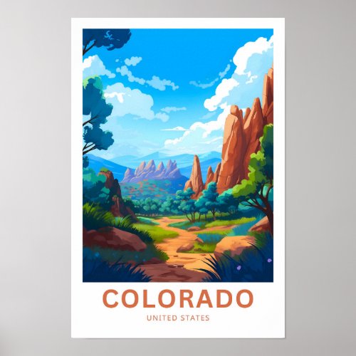 Colorado United States Travel Print