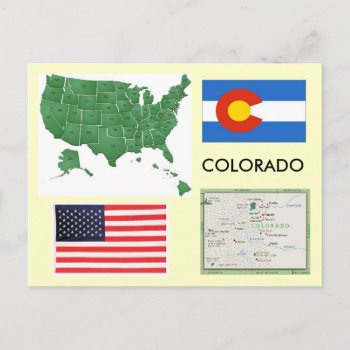 Colorado  Usa Postcard by archemedes at Zazzle