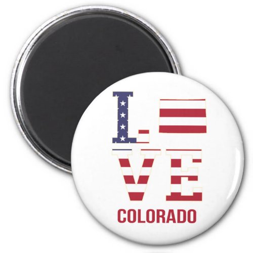 Colorado USA state love Magnet