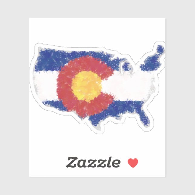 Colorado, USA Sticker (Sheet)