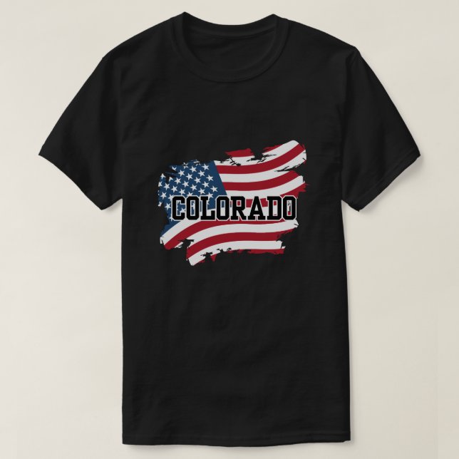 Colorado USA T-Shirt (Design Front)