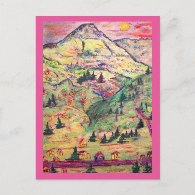 colorado  village postcard (Front)