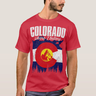 Colorado Vintage flag 1 T-Shirt