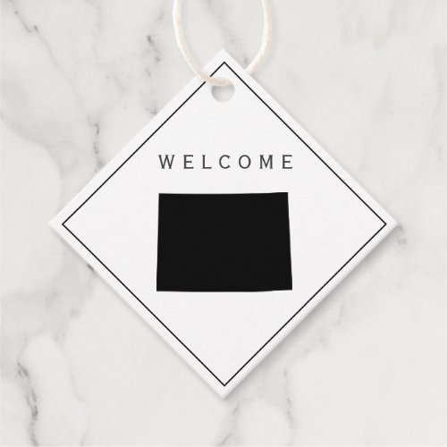Colorado Welcome Bag Gift Tag for Wedding Weekend