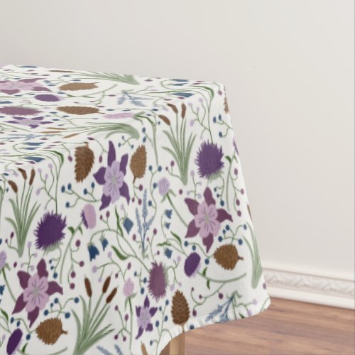 Colorado Wildflower Nature Themed Tablecloth