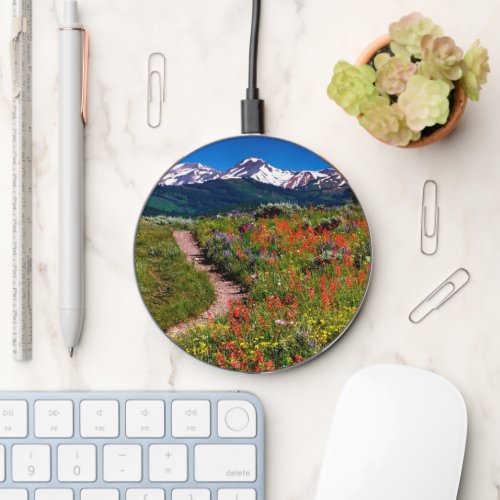 Colorado Wildflowers Mountain Meadow Wireless Charger