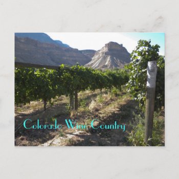 Colorado Wine Country Postcard by bluerabbit at Zazzle