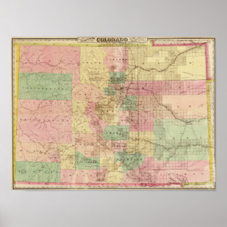 ColoradoPanoramic Map Poster