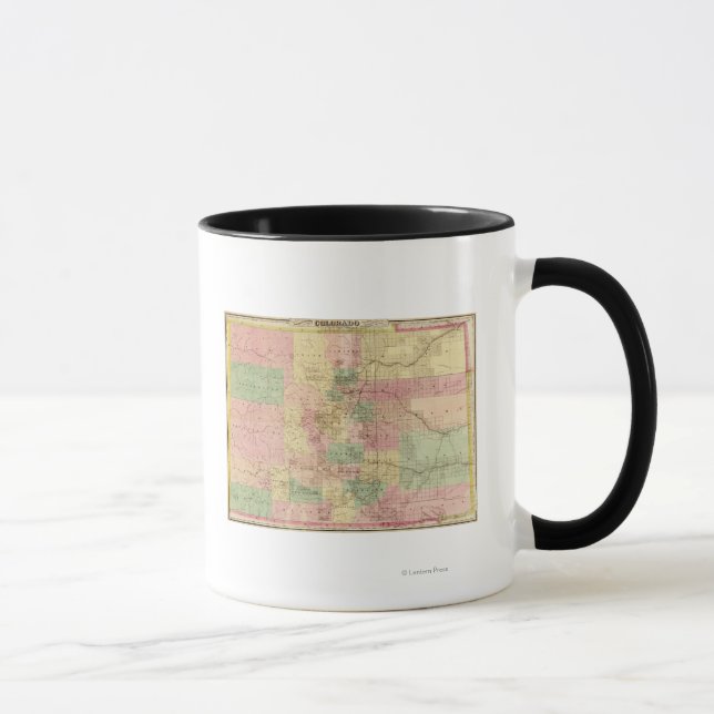 ColoradoPanoramic MapColorado Mug (Right)