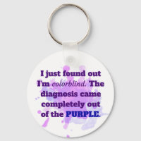Colorblind Funny Joke Purple Blue