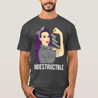 Colorblind Warrior Indestructible Color Blind Awar T-Shirt