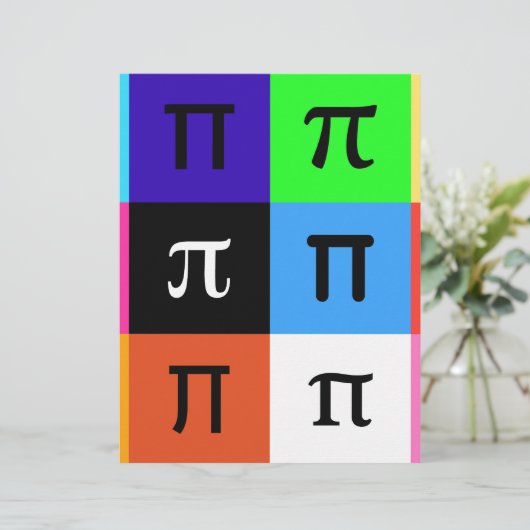 colorblock happy pi day (Standing Front)