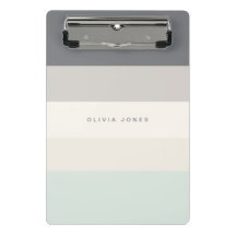 Colorblock Horizontal Stripe Grey & Beige Monogram
