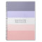 Colorblock Horizontal Stripe Peach & Purple 