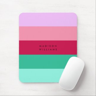 Colorblock Horizontal Stripe Viva Magenta Spring