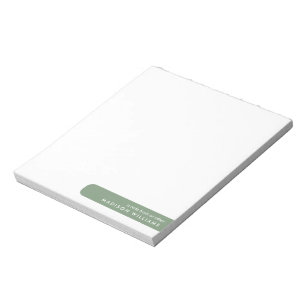 Colorblock Modern Minimalist Stylish Notepad