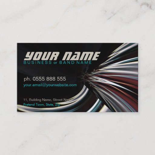 Customizable ColorBunches Business Card