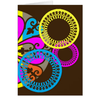 Colorburst Modern Graphics Encouragement Note Card