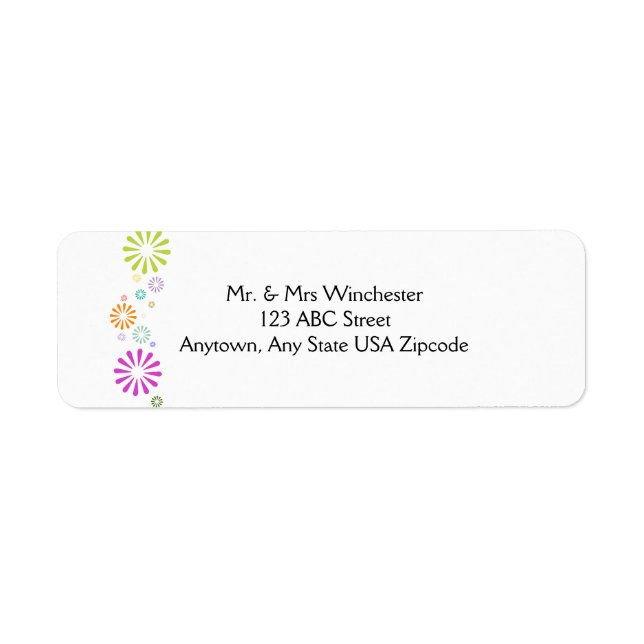 Colorbursts Label (Front)