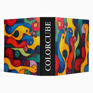 Colorcube 2 Colorful Cubism Binder