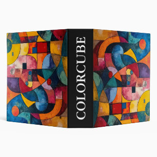 Colorcube 3 Colorful Cubism Binder