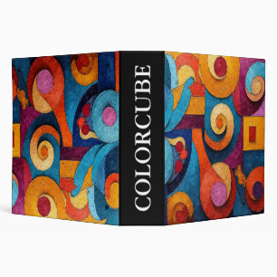 Colorcube 4 Colorful Cubism Binder