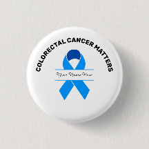 Colorectal Cancer Awareness Button