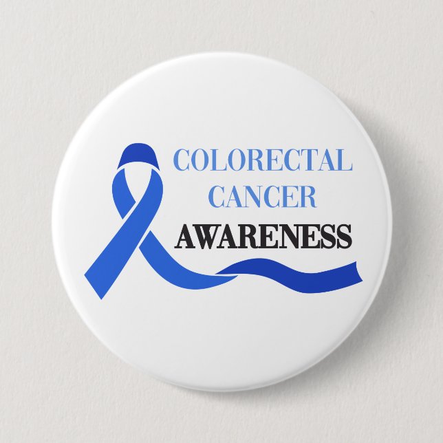 Colorectal Cancer Awareness Button (Front)