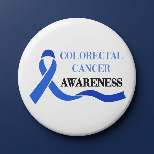 Colorectal Cancer Awareness Button