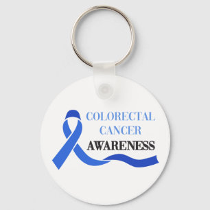 Colorectal Cancer Awareness Keychain