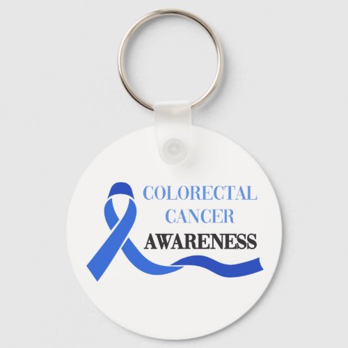 Colorectal Cancer Awareness Keychain