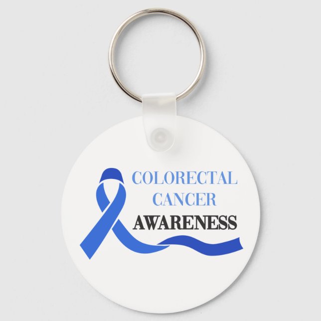 Colorectal Cancer Awareness Keychain (Front)