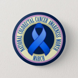 Colorectal Cancer Awareness Month Button