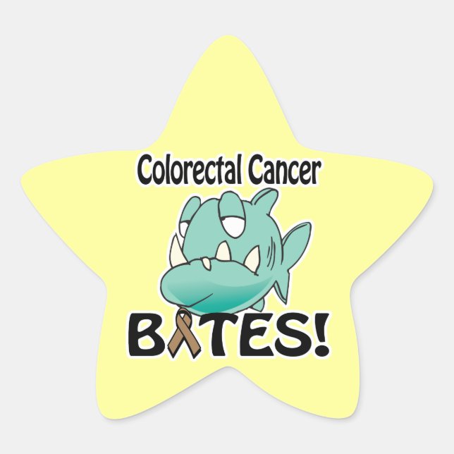 Colorectal Cancer BITES Star Sticker (Front)