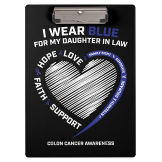 Colorectal Daughter In Law Colon Awareness Clipboard
