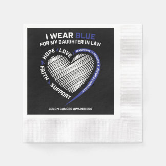 Colorectal Daughter In Law Colon Awareness Napkins