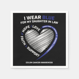 Colorectal Daughter In Law Colon Awareness Napkins
