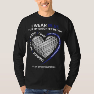 Colorectal Daughter In Law Colon Awareness T-Shirt