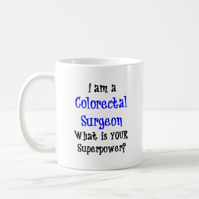 colorectal surgeon coffee mug (Left)