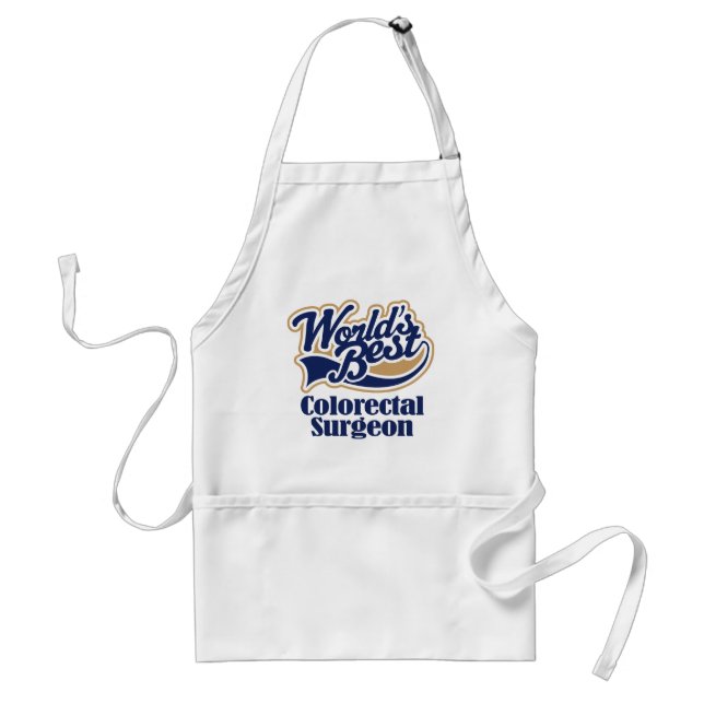 Colorectal Surgeon Gift Adult Apron (Front)