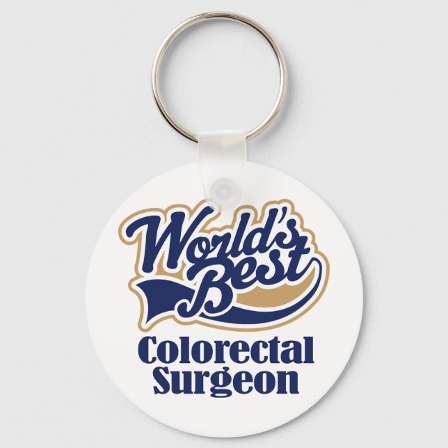 Colorectal Surgeon Gift Keychain (Front)