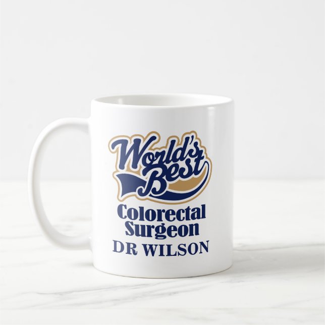 Colorectal Surgeon Personalized Mug Gift (Left)