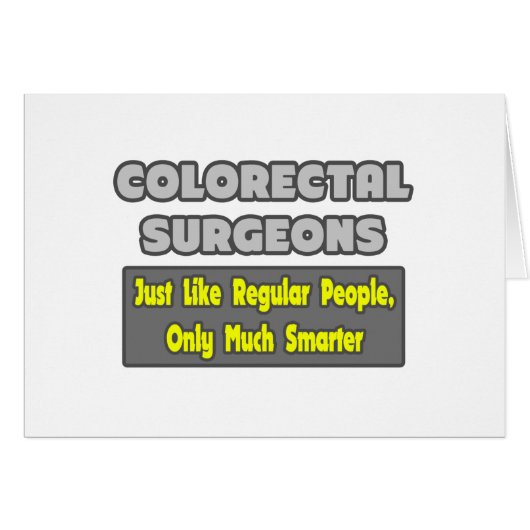 Colorectal Surgeons ... Smarter Cards (Front Horizontal)