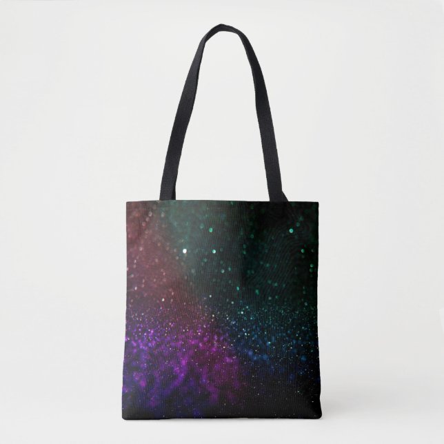 Colored abstract blurred light background tote bag (Front)