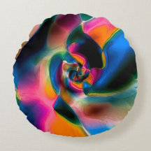 Colored abstract twisted  lines in light sculpture