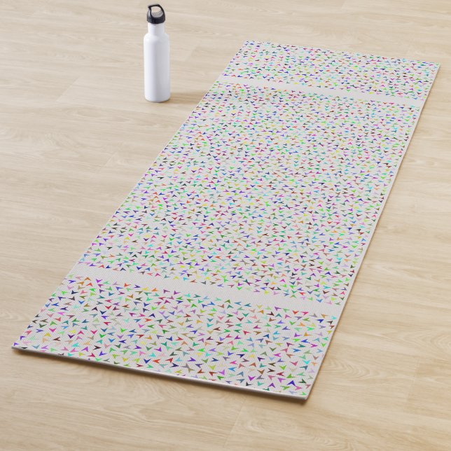 colored arrows yoga mat (In Situ)