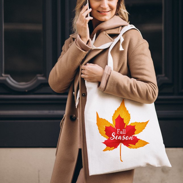 Colored autumn leaves Tote Bag (Creator Uploaded)