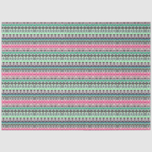 Colored aztec patterns design tissue paper