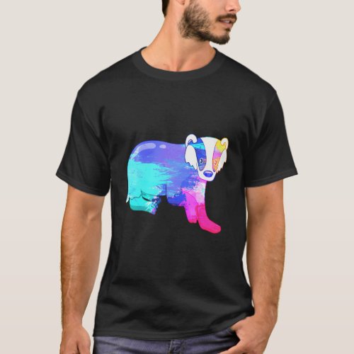 Colored Badger Great Honey Badger T_Shirt