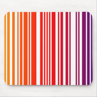 Colored Barcode Mouse Pad